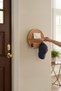 Round Wooden Wall Shelf Natural Wood Decorative and Premium Design - 3