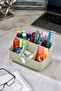 Zs-0058-Vi̇va-Multipurpose Desktop Pen Holder-Makeup Organizer-Jewelry Organizer - 3