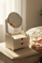 Wooden Makeup Organizer with Adjustable Mirror Decorative Stylish and Premium Design - 3