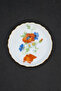 Miniature Antique Plate with Weasel Pattern 8 cm