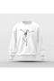 سويت شيرت بسيط من Skeleton Ballerina B مطبوع - 2