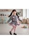 Girls' Cardigan Skirt Bag Set - 3