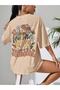 Oversize T-shirt Love Your Self Printed