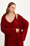 Bordo Liora Double Set – Dress & Cape - 6