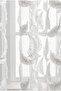 Bamboo Floor, Tulle Curtain with Skirt Tassels, Linen Look Natural Texture, 1 to 2 Sparse Pleats, Ecru - 4