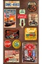 Route 66 & Vintage American Sticker Set – 22X30 cm |   Retro Garage, Classic Car