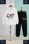 Children's Unisex 3-Piece Hooded Tracksuit Set with a Cat Leopard Pattern - 2