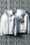 Stranger Things Front and Back Printed Unisex Zippered Hooded Sweatshirt Cardigan