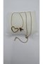 Stainless Steel Gold Color Heart Detailed Letter Necklace – Letter a - 7