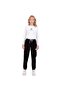 Girl's Thick Winter 3-Yarn Elastic Leg Jogger Sweatpants