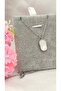 316L Steel Silver Pearlescent Model Silver Steel Necklace Does Not Tarnish -45