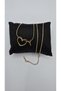 Stainless Steel Gold Color Heart Detailed Letter Necklace – Letter Y - 5
