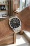 Excellent Black Dial Men's Wristwatch |   42mm Steel Case, Steel Band, 5Atm - 7