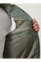 Lcwaikiki Classic Green Standard Fit Stand Collar Men's Puffer Vest - 4