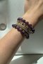 Original High Quality Natural Stone Amethyst Stone Allergy and Energy Stone Natural Stone Gift Bracelet Dorika - 3