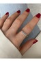 Limited Edition - Zircon Stone Bottom Adjustable Women's Ring - 4