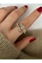 Limited Edition - Zircon Stone Bottom Adjustable Women's Ring - 3