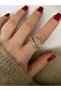 Limited Edition - Zircon Stone Bottom Adjustable Women's Ring - 4