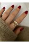 Limited Edition - Zircon Stone Bottom Adjustable Women's Ring - 4