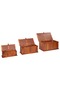 Storage Chests 3 pcs Solid Acacia Wood - 5