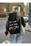 Women's Back Printed Hooded Sweatshirt