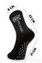 3-Piece Set, 2 Black, 1 White, Non-Slip Silicone Sole, Breathable Premium Football Fitness Running Athlete Socks - 2