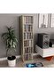 CD Cabinet Sonoma Oak 21x20x88 cm Engineered Wood