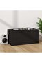 Vinyl Storage Box Black 71x34x36 cm Engineered Wood - 6