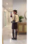 Yubsa Brown Buttoned Front Skirt - 3