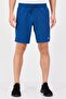 Men Sportswear Fit Brand Logo Training Shorts, Athletic Blue