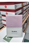 Colourist Fitted Elastic King Size Double Bed Sheet Set (180X200)-Rose - 3