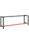 Work Bench Frame Matte Black and Matte Red 220x57x79 cm Metal - 2