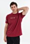 Comfort Men's Crew Neck Claret Red T-Shirt - 3