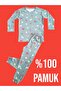 Long Sleeve Patterned Children's Pajama Set #printedchildrenpajamaset #laundrygarden #sheeppatternedpajamas - 2