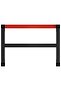 Work Bench Frame Metal 80x57x79 cm Black and Red - 5