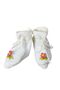 - Kadir 7704 6511 Hand Knitted Girl's Embroidered Vest - Booties 2-Piece Set / 1 - 2 Years Old - 7