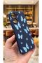 Vivo Y16 Compatible Blue Butterfly Patterned Silicone Shock-Absorbing Classic Protective Rubber Case - 3