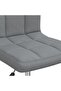 Swivel Office Chair Light Grey Fabric - 6