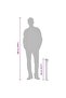 Garden Water Column 60 cm Stainless Steel Square - 8
