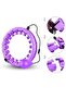 Hula Hoop and 9-Wheel Massager Super Slimming Set Waist Leg Hip Slimming - 3