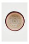 Children's Talebe Yellow - Black Fabric - Burgundy Headscarf - Cross Weave - Bird's Eye - 6 Meters - 5