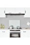 Kitchen Backsplash Transparent 70 x 50 cm Tempered Glass