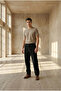 Men's Baggy Fit Comfortable Fit Velvet Black Trousers - 4