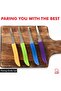 Select Paring Knife Set, 2.5 inch blade 6 inch in length 4 piece set, Assorted - 2