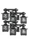 Set of 4 Double Solar Lanterns