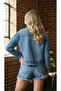 Bohemian Inspired Antique Blue Shirt Jacket - 5