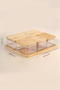 6 Piece Bamboo Lid Breakfast Storage Container - Air-Tight Vacuum Lid Breakfast Set with Bamboo Tray - 5
