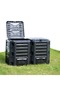 Garden Composter Black 800 L