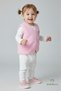 Welsoft Baby Girl Snap Fastener Vest |   Soft Textured, Teddy Bear Emblem, Plush Baby Vest Pink - 6