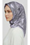 Ethnic Pattern Twill Polyester Scarf - Gray - 2